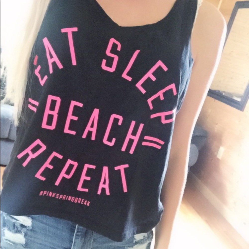 Victoria’s Secret Pink cropped tank top